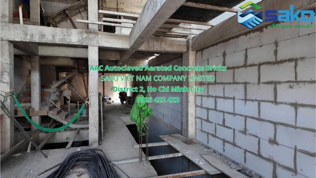 Gạch AAC tại quận 2 xây dựng căn hộ dịch vụ cao cấp cho thuê
