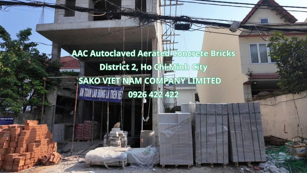Gạch AAC tại quận 2 xây dựng căn hộ dịch vụ cao cấp cho thuê